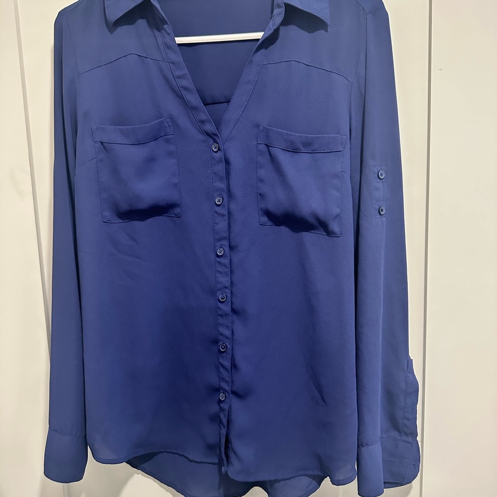 Express Portofino Blue Women's Blouse
